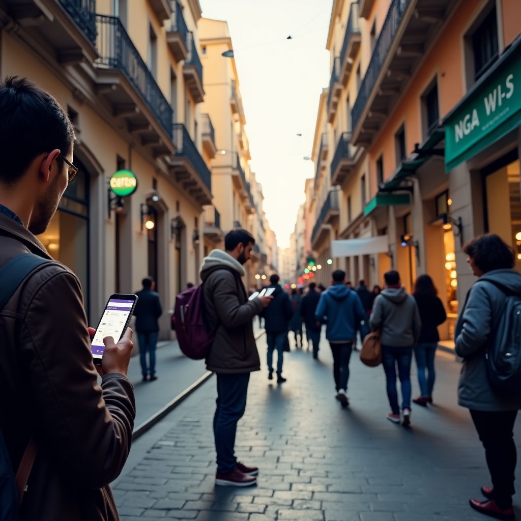 Servicios móviles en España